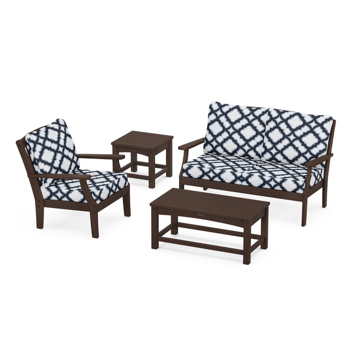 Trex Outdoor Furniture Yacht Club 4-Piece Deep Seating Set