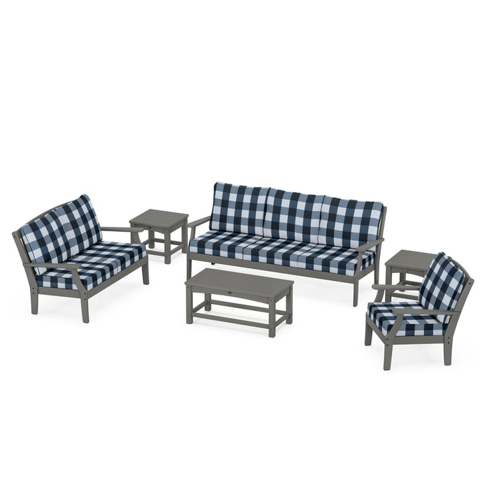 Trex Outdoor Furniture Yacht Club 6-Piece Deep Seating Set