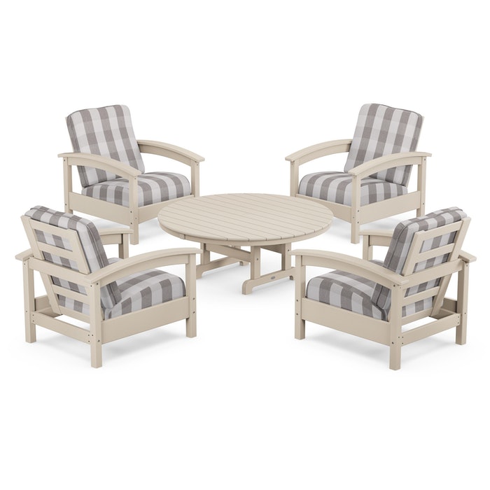 Trex Outdoor Furniture Rockport 5-Piece Deep Seating Set