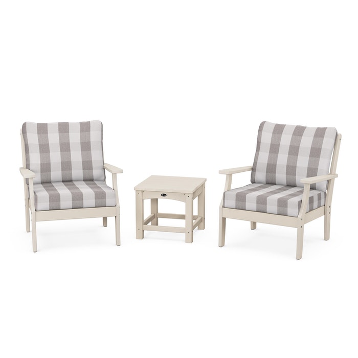 Trex Outdoor Furniture Yacht Club 3-Piece Deep Seating Set