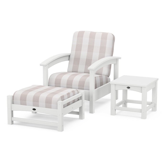 Trex Outdoor Furniture Rockport 3-Piece Deep Seating Set