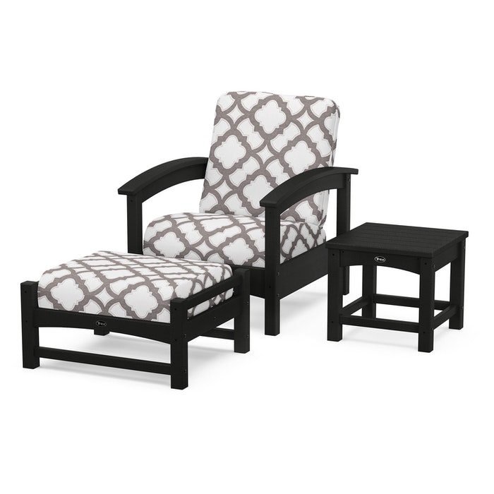Trex Outdoor Furniture Rockport 3-Piece Deep Seating Set