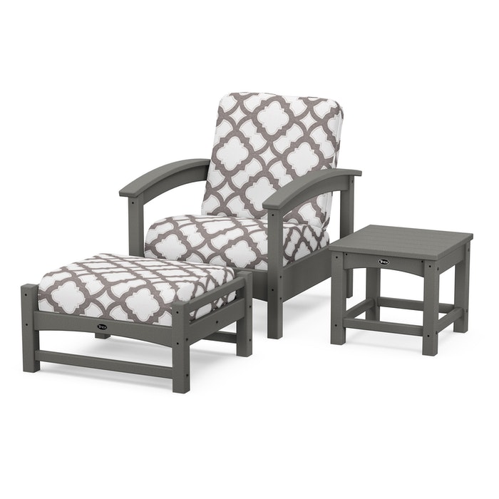 Trex Outdoor Furniture Rockport 3-Piece Deep Seating Set