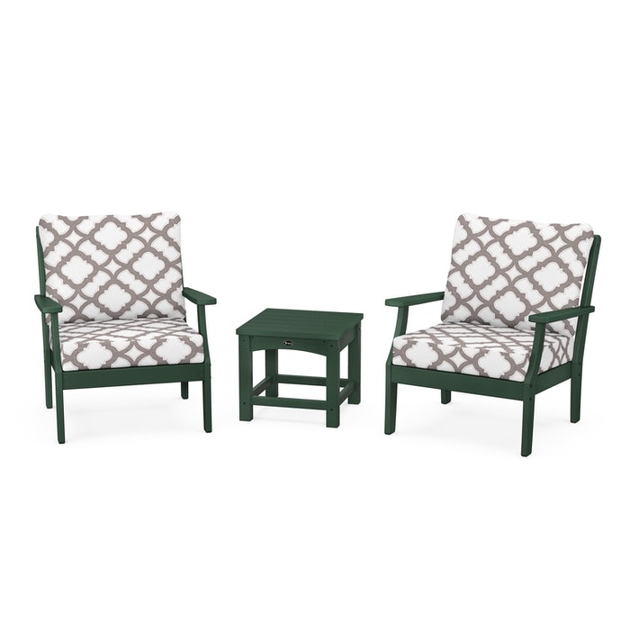 Trex Outdoor Furniture Yacht Club 3-Piece Deep Seating Set
