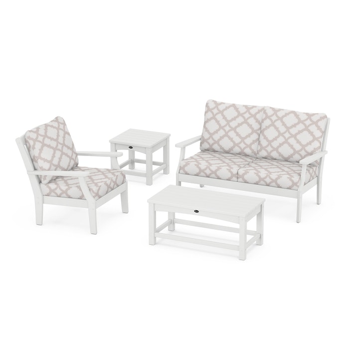 Trex Outdoor Furniture Yacht Club 4-Piece Deep Seating Set