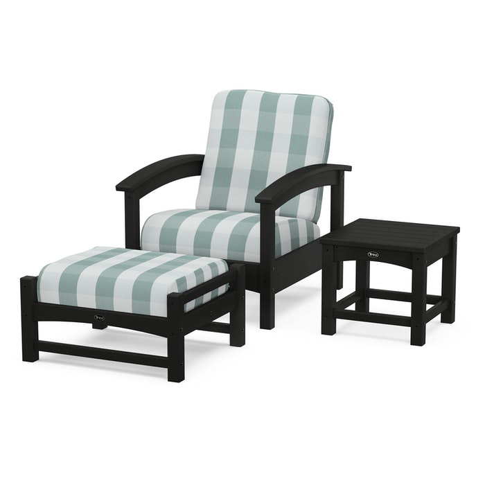 Trex Outdoor Furniture Rockport 3-Piece Deep Seating Set