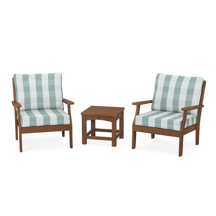 Trex Outdoor Furniture Yacht Club 3-Piece Deep Seating Set