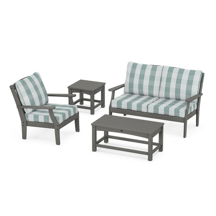 Trex Outdoor Furniture Yacht Club 4-Piece Deep Seating Set