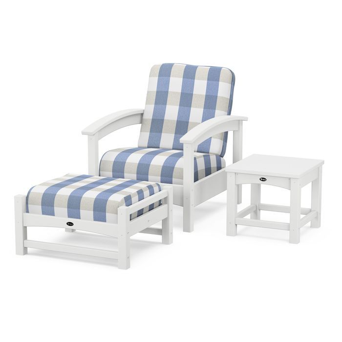 Trex Outdoor Furniture Rockport 3-Piece Deep Seating Set