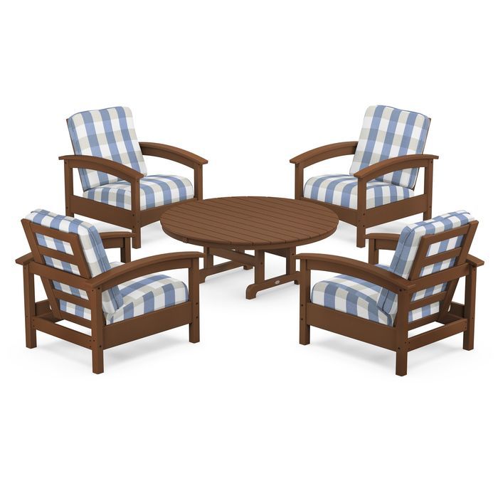 Trex Outdoor Furniture Rockport 5-Piece Deep Seating Set
