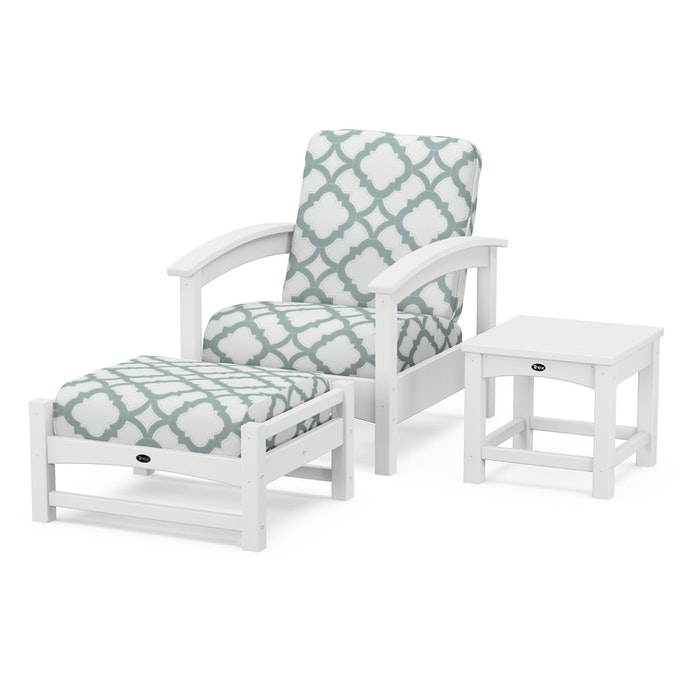Trex Outdoor Furniture Rockport 3-Piece Deep Seating Set