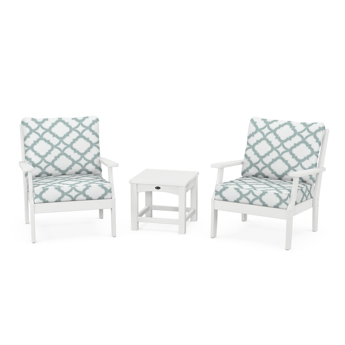 Trex Outdoor Furniture Yacht Club 3-Piece Deep Seating Set