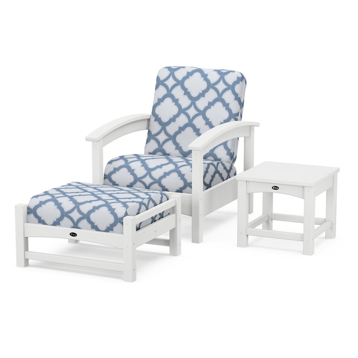 Trex Outdoor Furniture Rockport 3-Piece Deep Seating Set