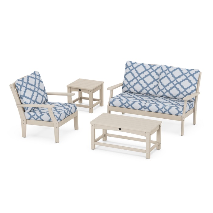 Trex Outdoor Furniture Yacht Club 4-Piece Deep Seating Set
