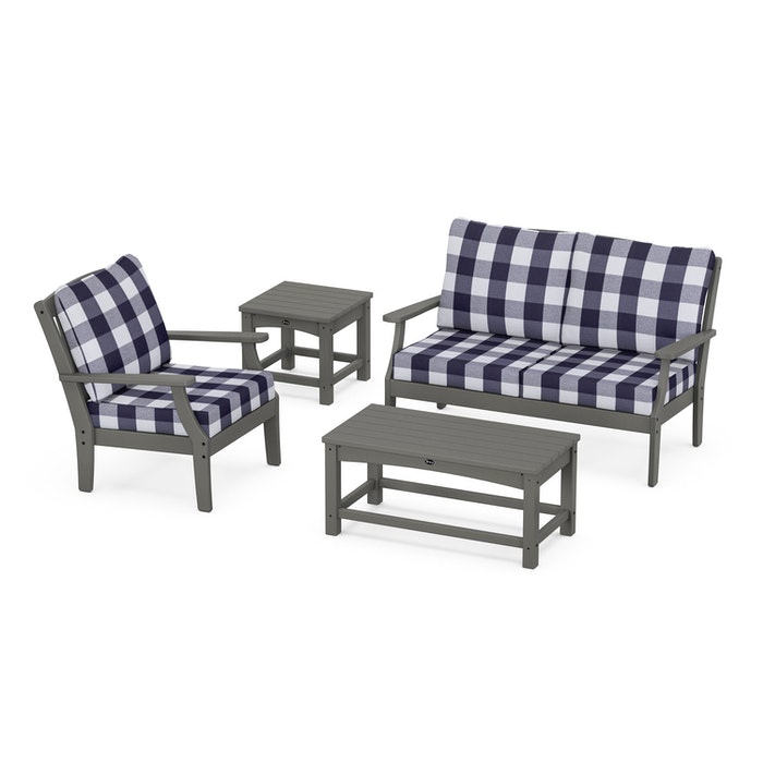Trex Outdoor Furniture Yacht Club 4-Piece Deep Seating Set