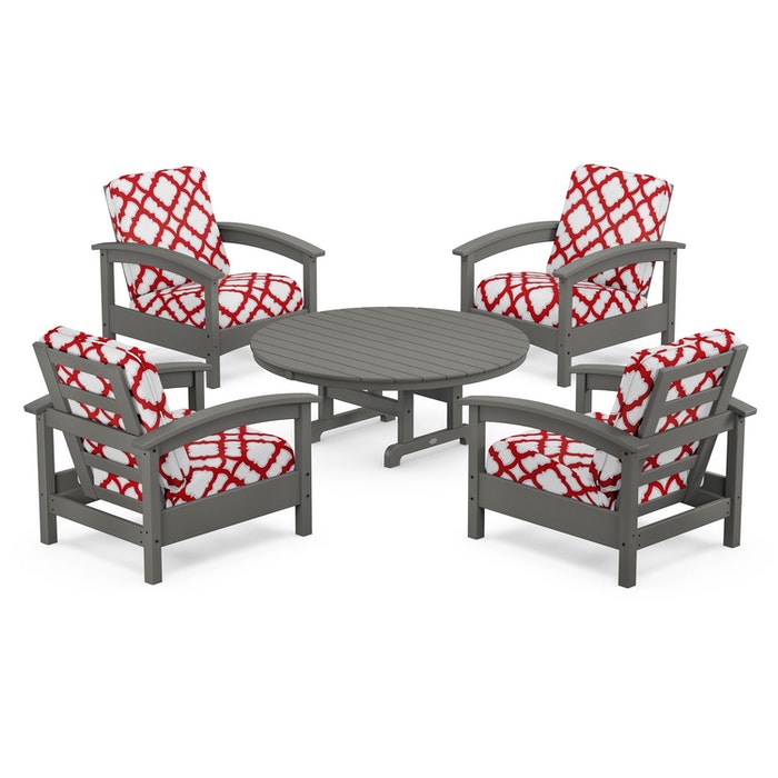 Trex Outdoor Furniture Rockport 5-Piece Deep Seating Set
