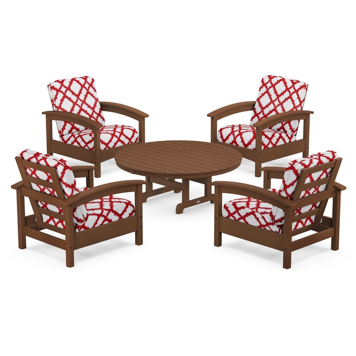 Trex Outdoor Furniture Rockport 5-Piece Deep Seating Set