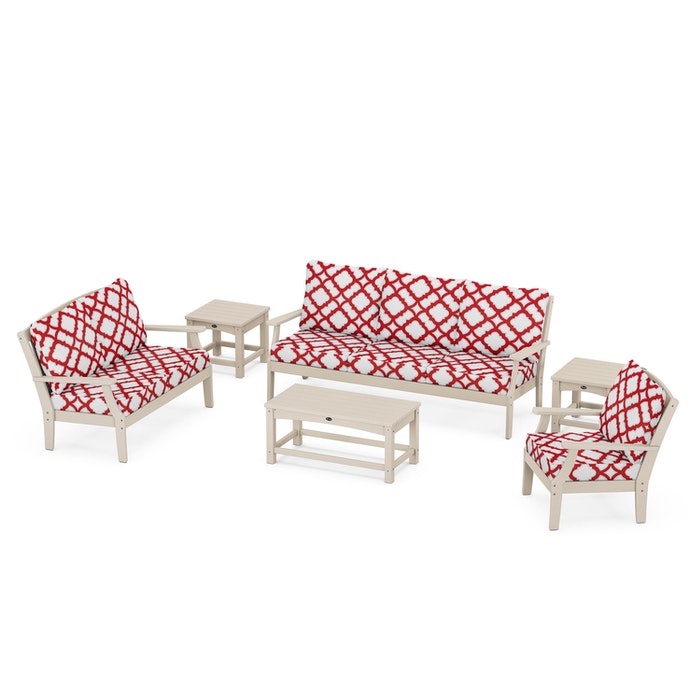 Trex Outdoor Furniture Yacht Club 6-Piece Deep Seating Set