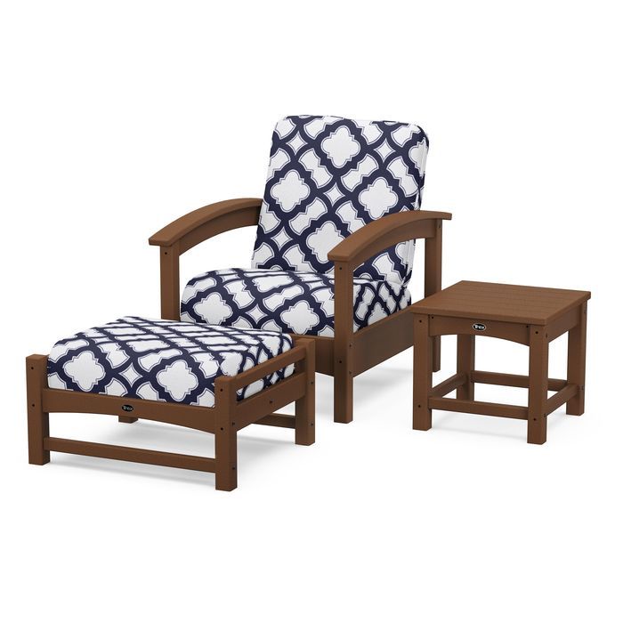 Trex Outdoor Furniture Rockport 3-Piece Deep Seating Set