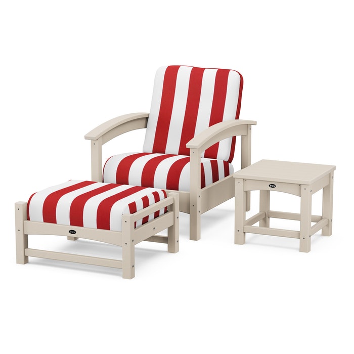 Trex Outdoor Furniture Rockport 3-Piece Deep Seating Set