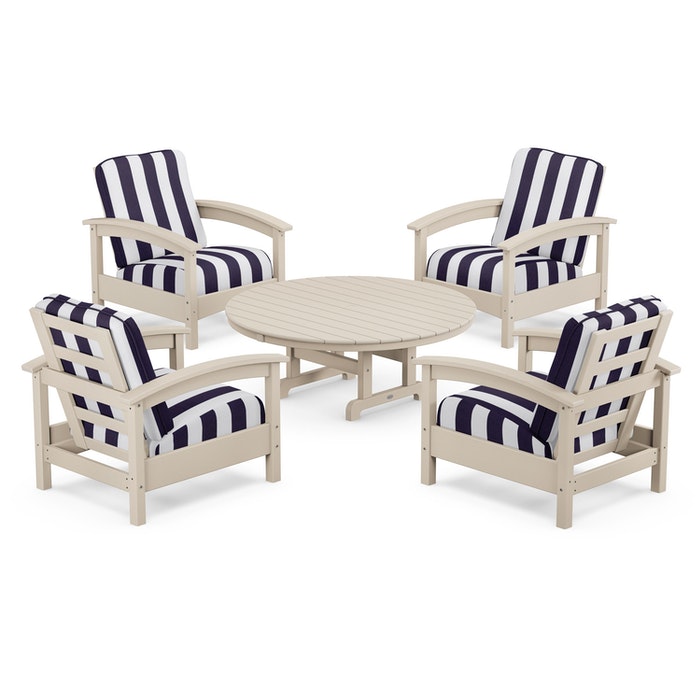 Trex Outdoor Furniture Rockport 5-Piece Deep Seating Set