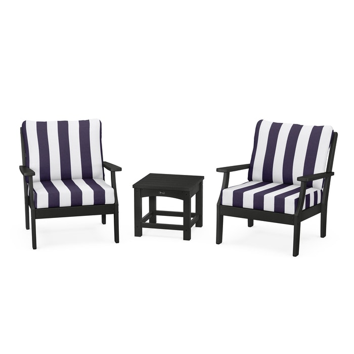 Trex Outdoor Furniture Yacht Club 3-Piece Deep Seating Set