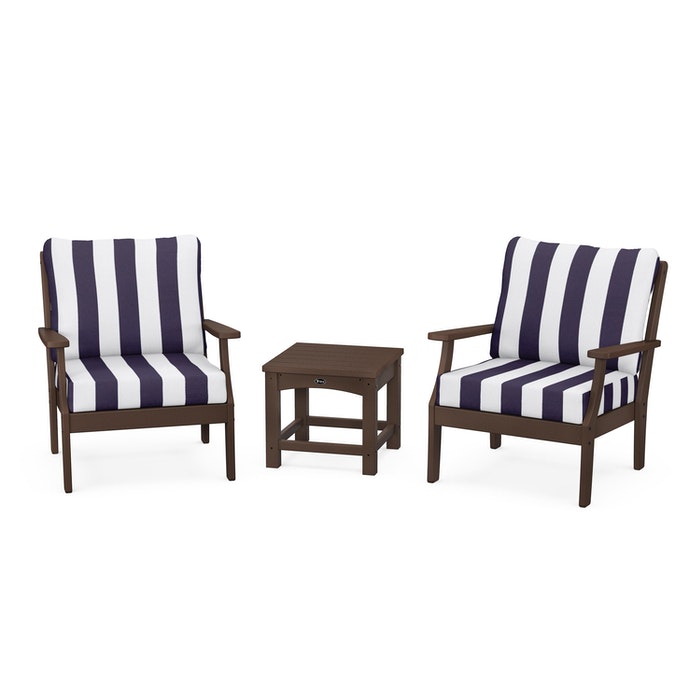 Trex Outdoor Furniture Yacht Club 3-Piece Deep Seating Set
