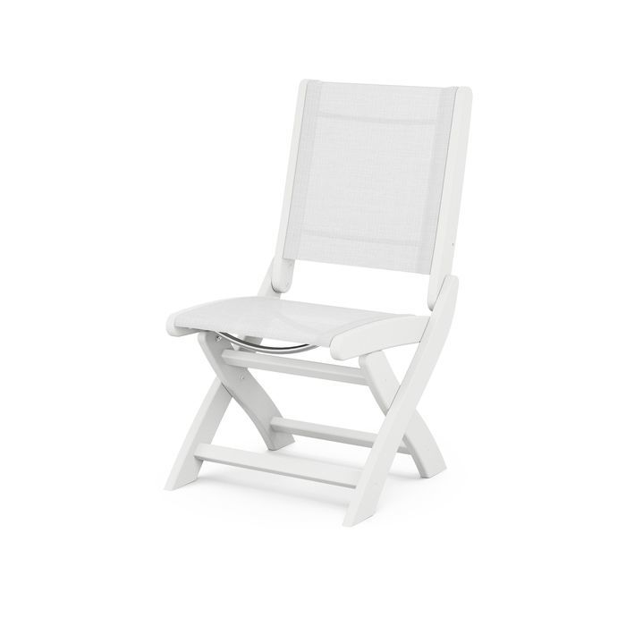 POLYWOOD Coastal Folding Side Chair