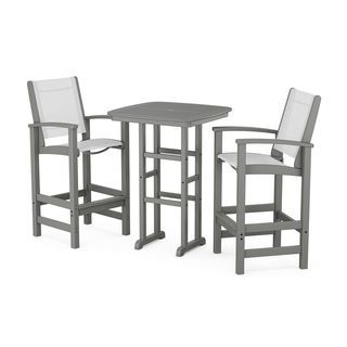 POLYWOOD Coastal 3-Piece Bar Set