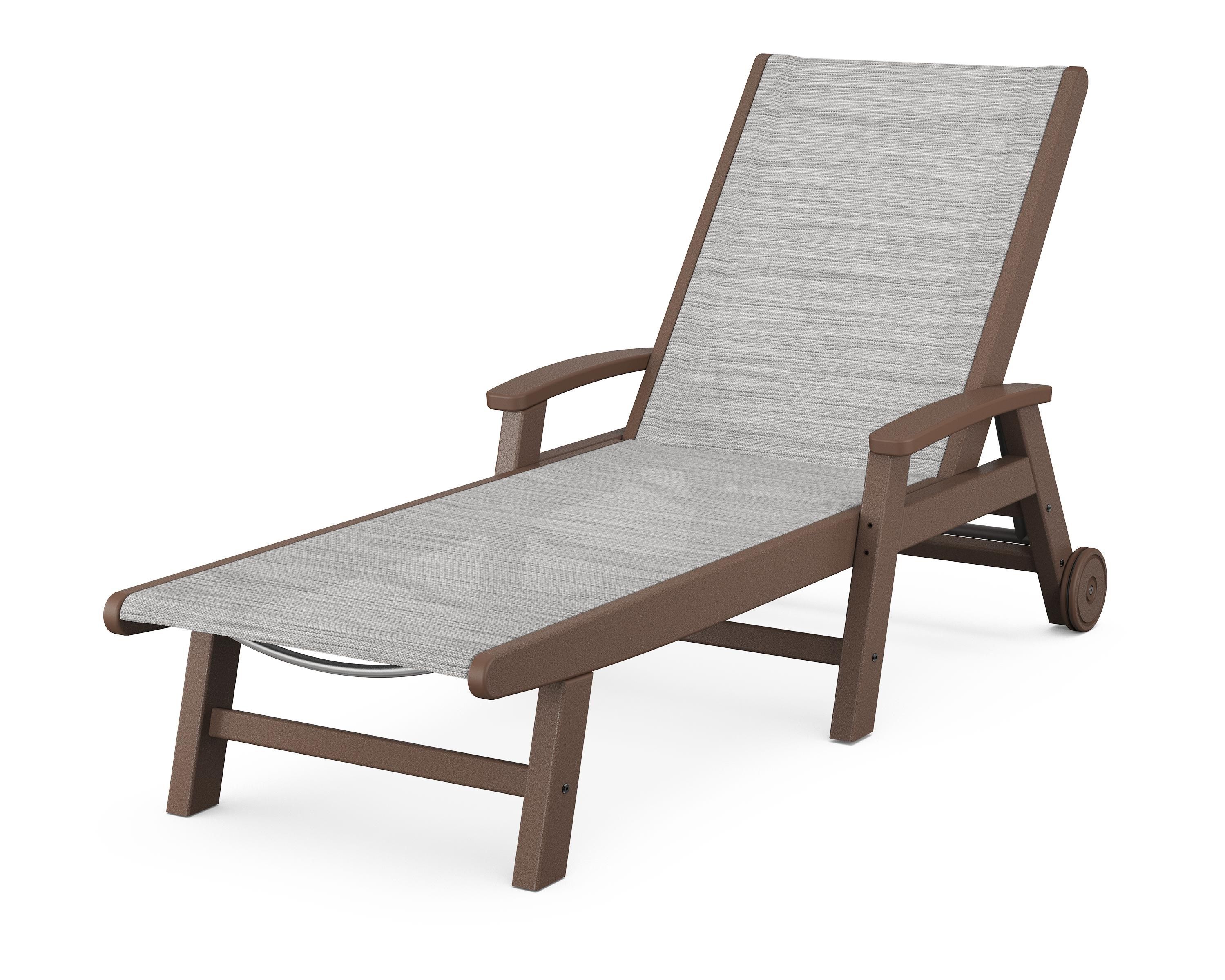 POLYWOOD® Coastal Chaise with Wheels - SW2290