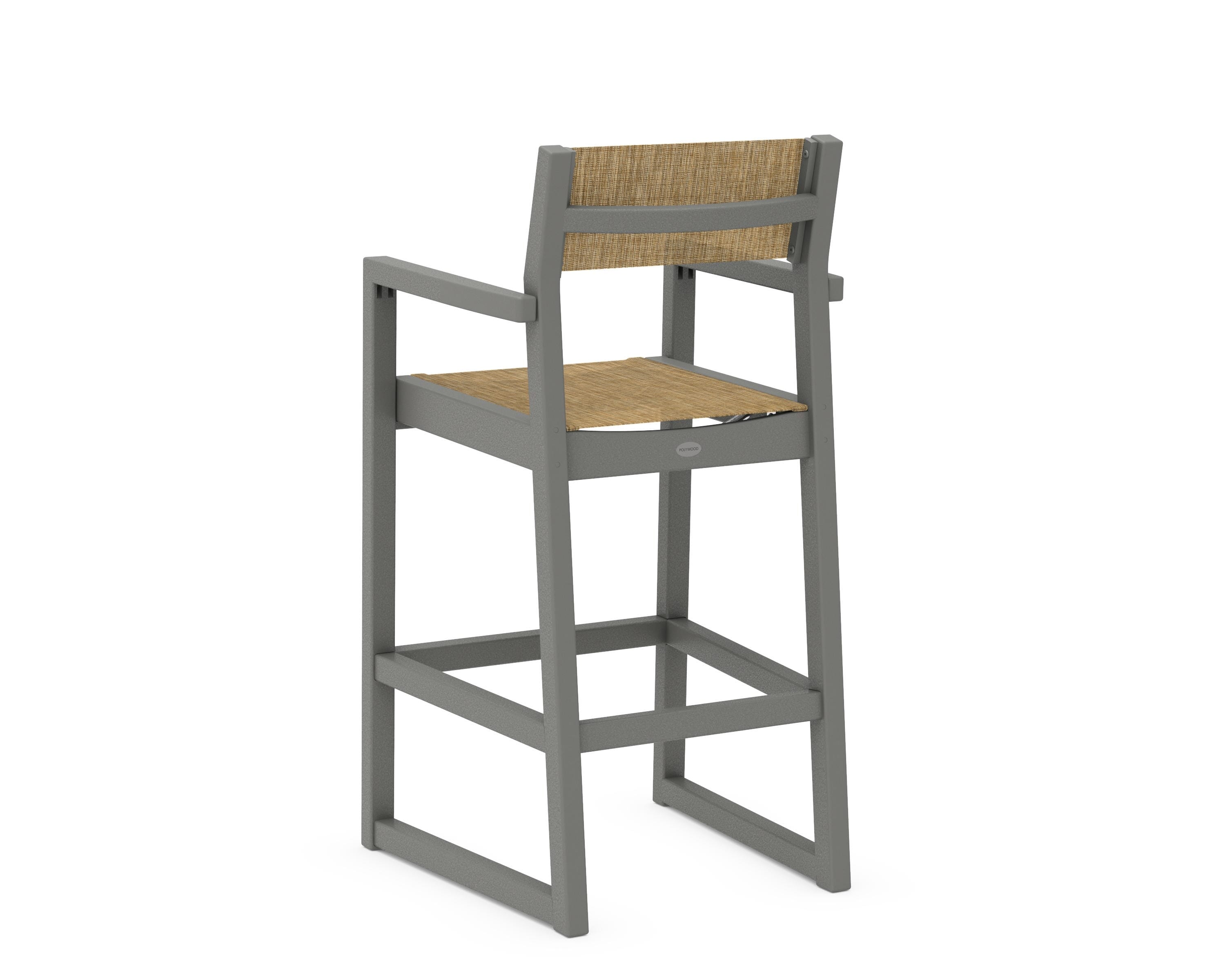 POLYWOOD EDGE Sling Arm Chair Bar Set - Thumbnail 2