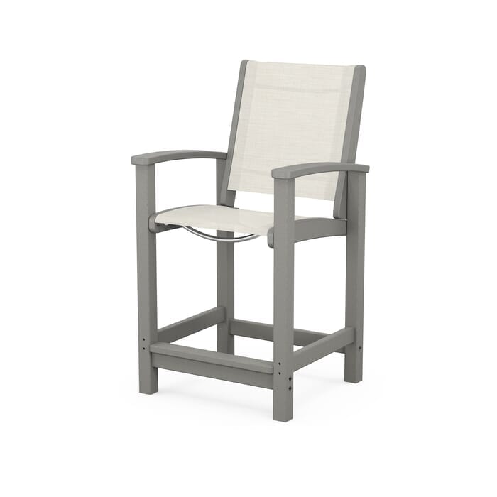 POLYWOOD Coastal Counter Chair