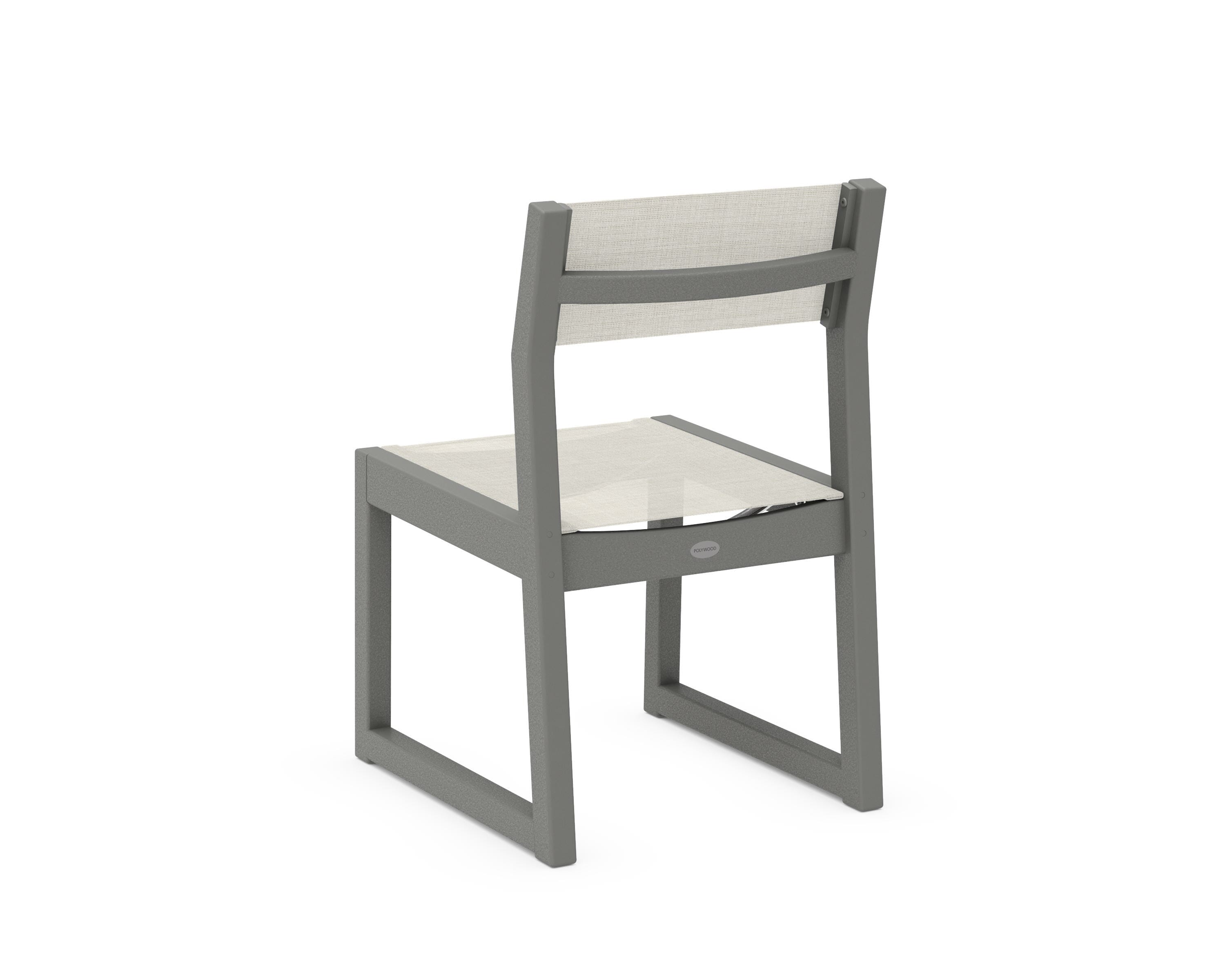 EDGE Sling Side Chair 9-Piece Farmhouse Trestle Dining Set
