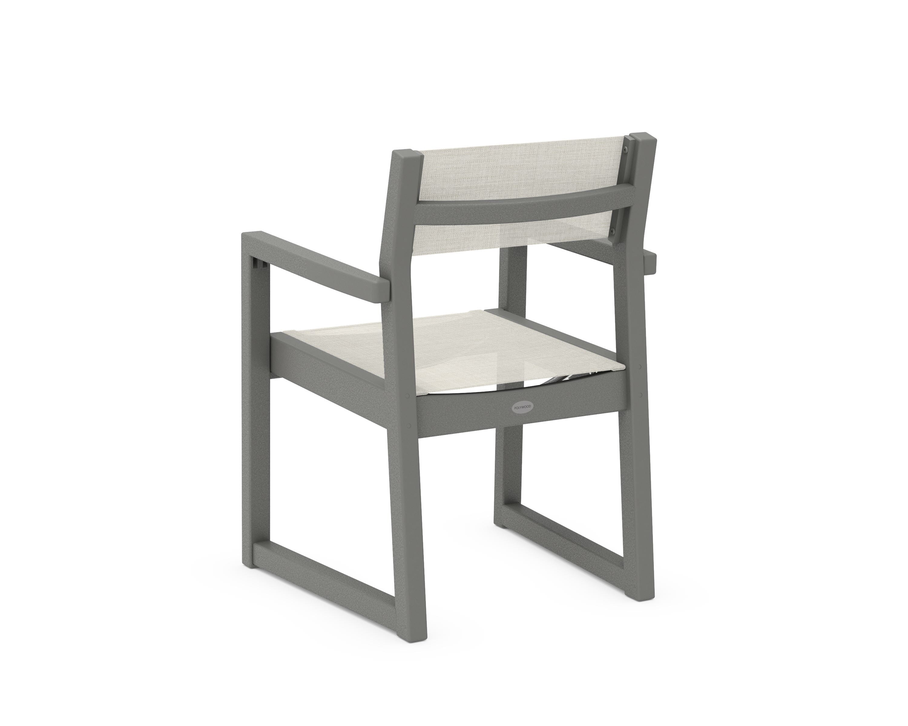 EDGE Sling Dining Arm Chair back view