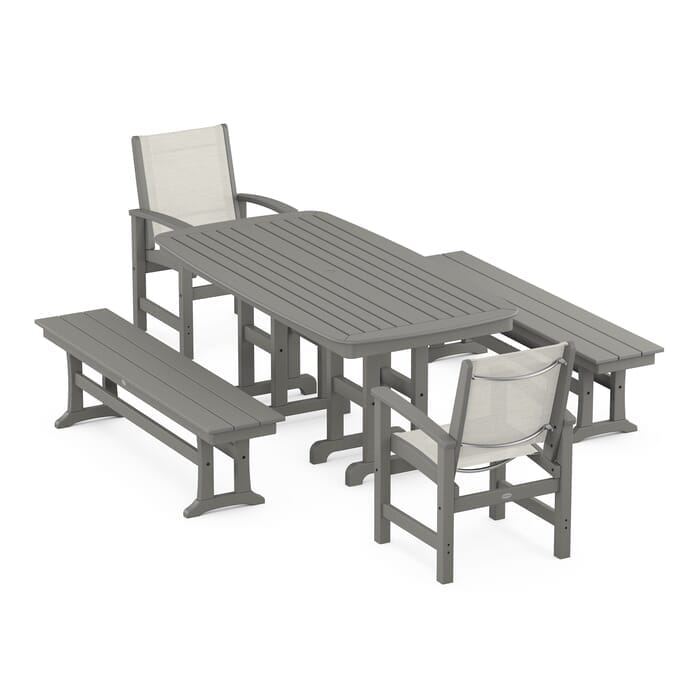 POLYWOOD Coastal 5-Piece Dining Set