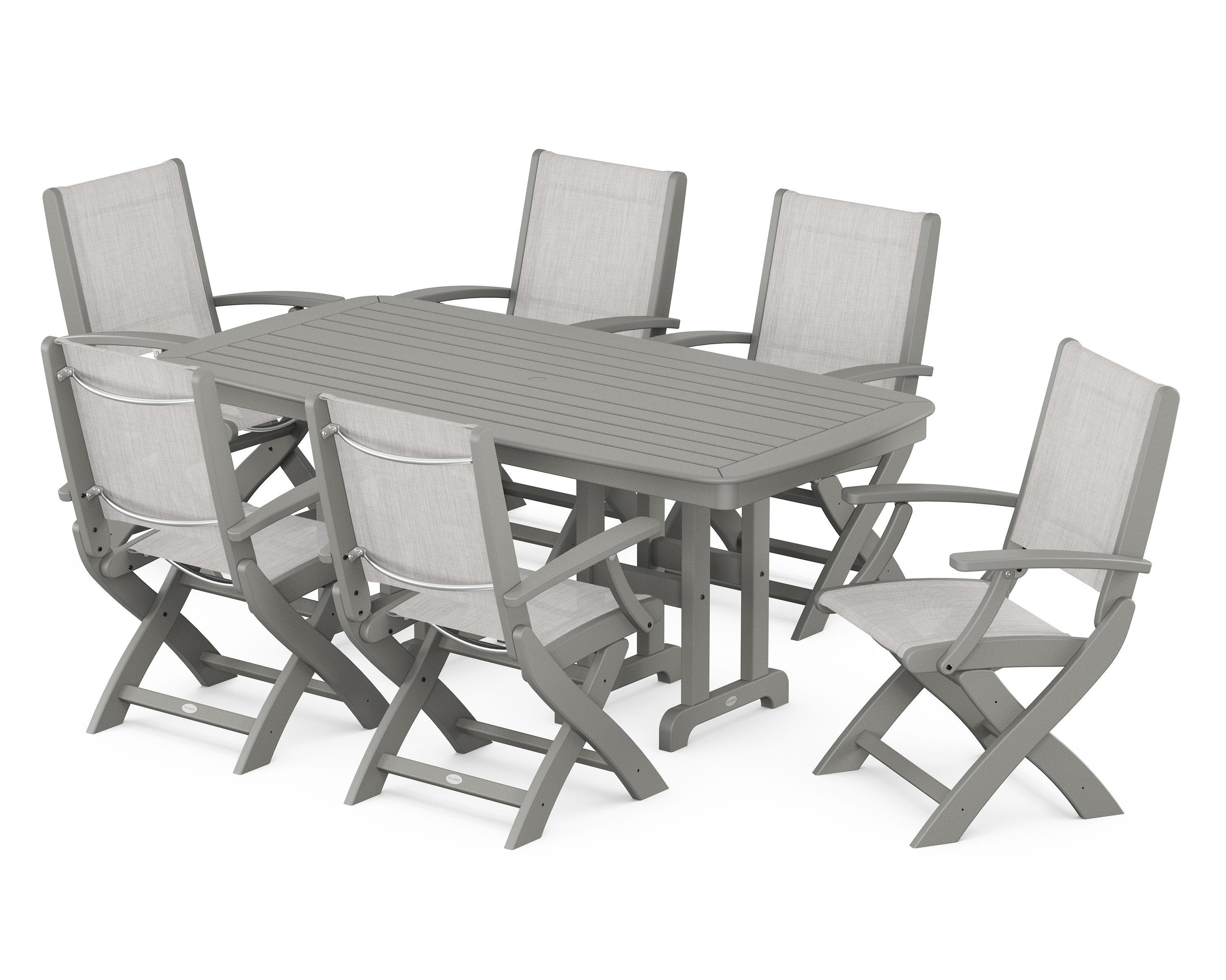 polywood coastal dining set