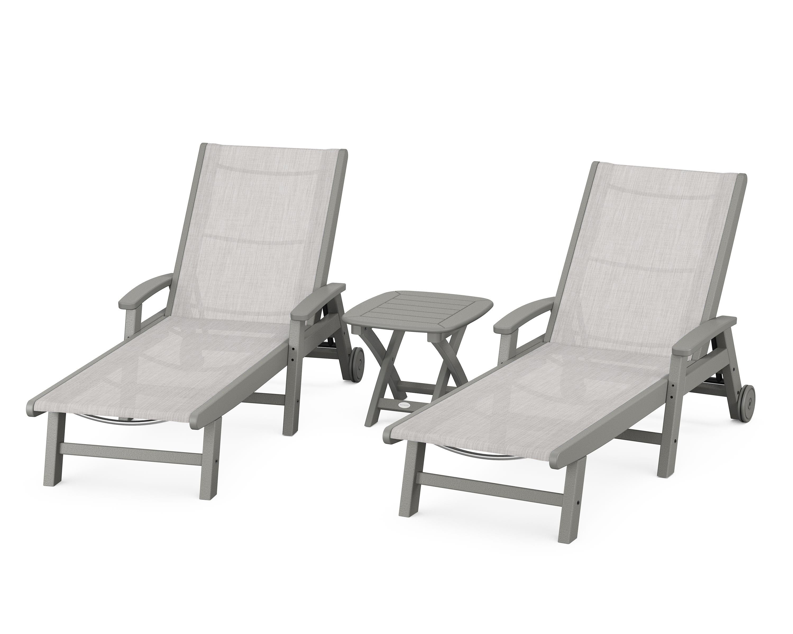 polywood sling chaise lounge