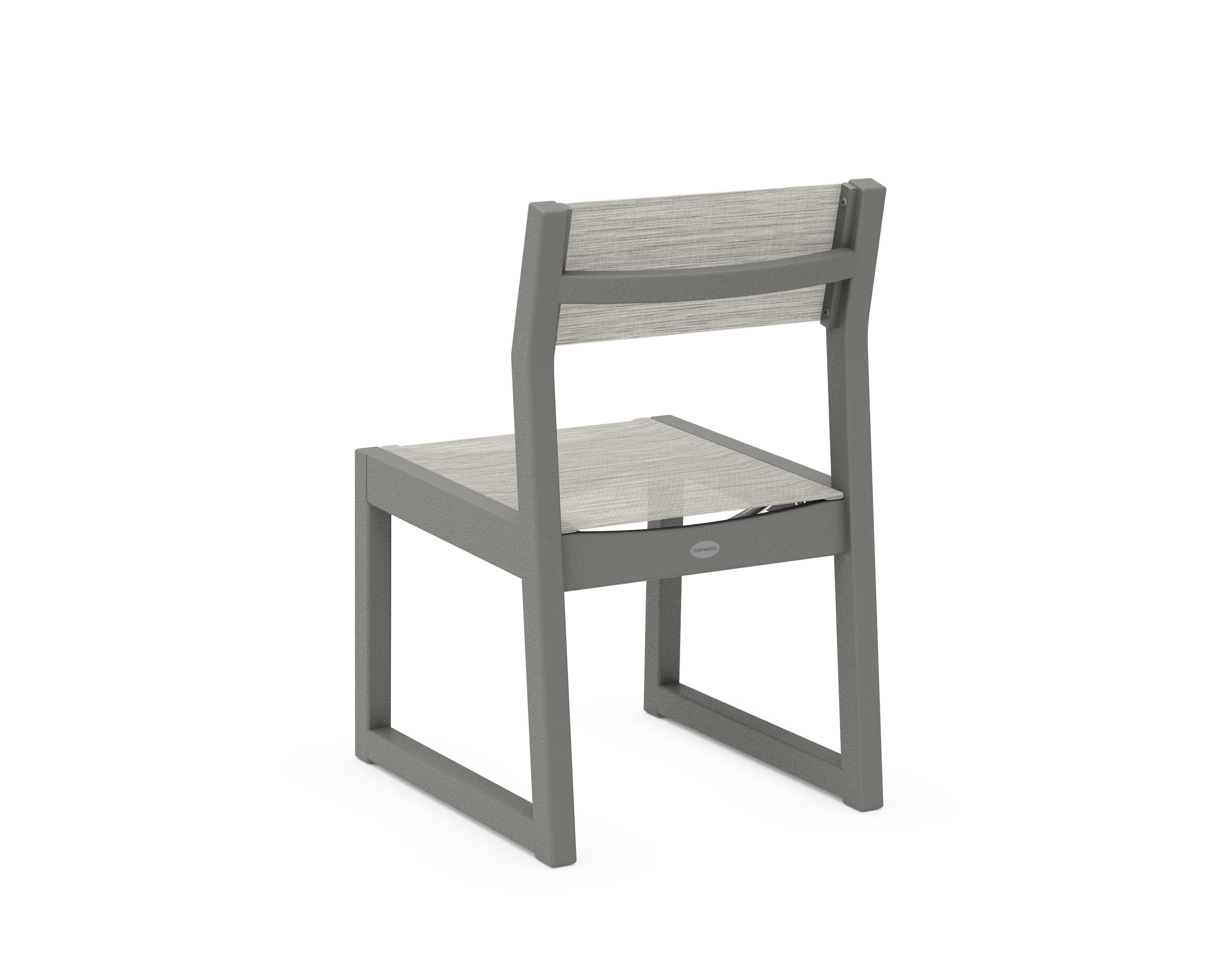 EDGE Sling Side Chair 9-Piece Farmhouse Trestle Dining Set