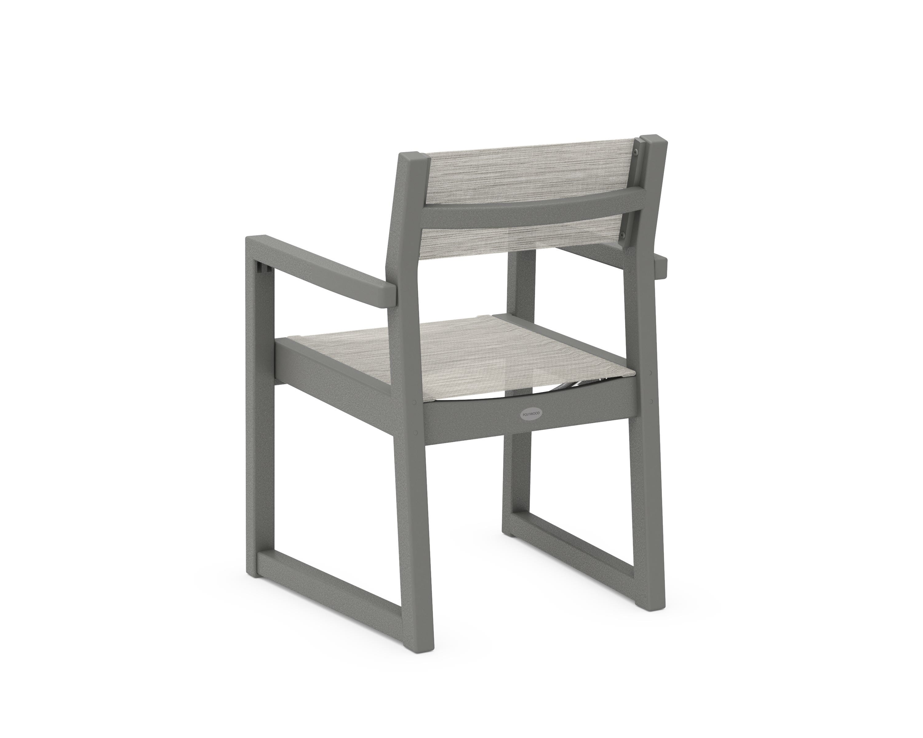 EDGE Sling Dining Arm Chair back view