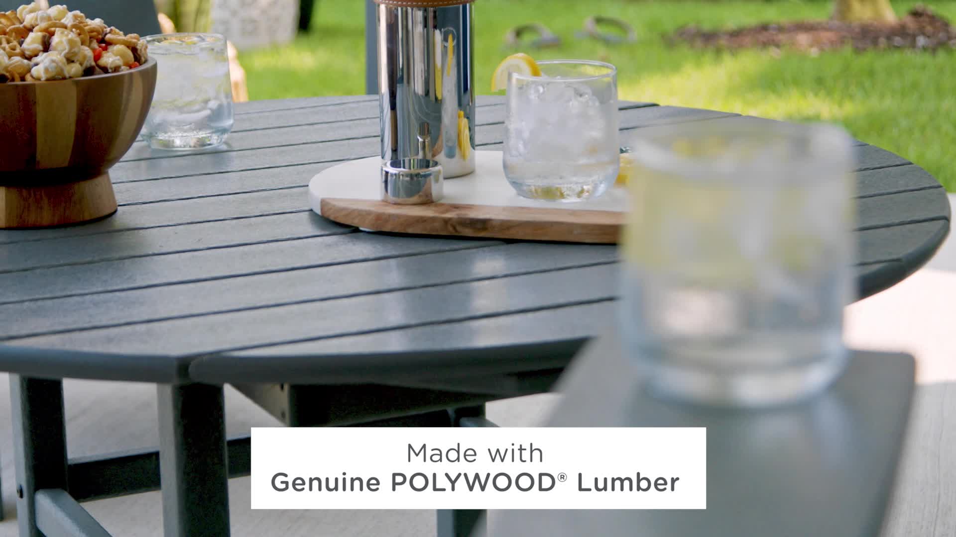 Polywood conversation table discount