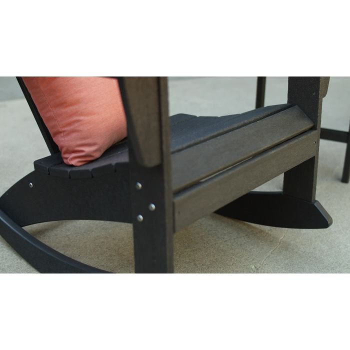 POLYWOOD® Nautical 3Piece Adirondack Rocking Chair Set in Vintage