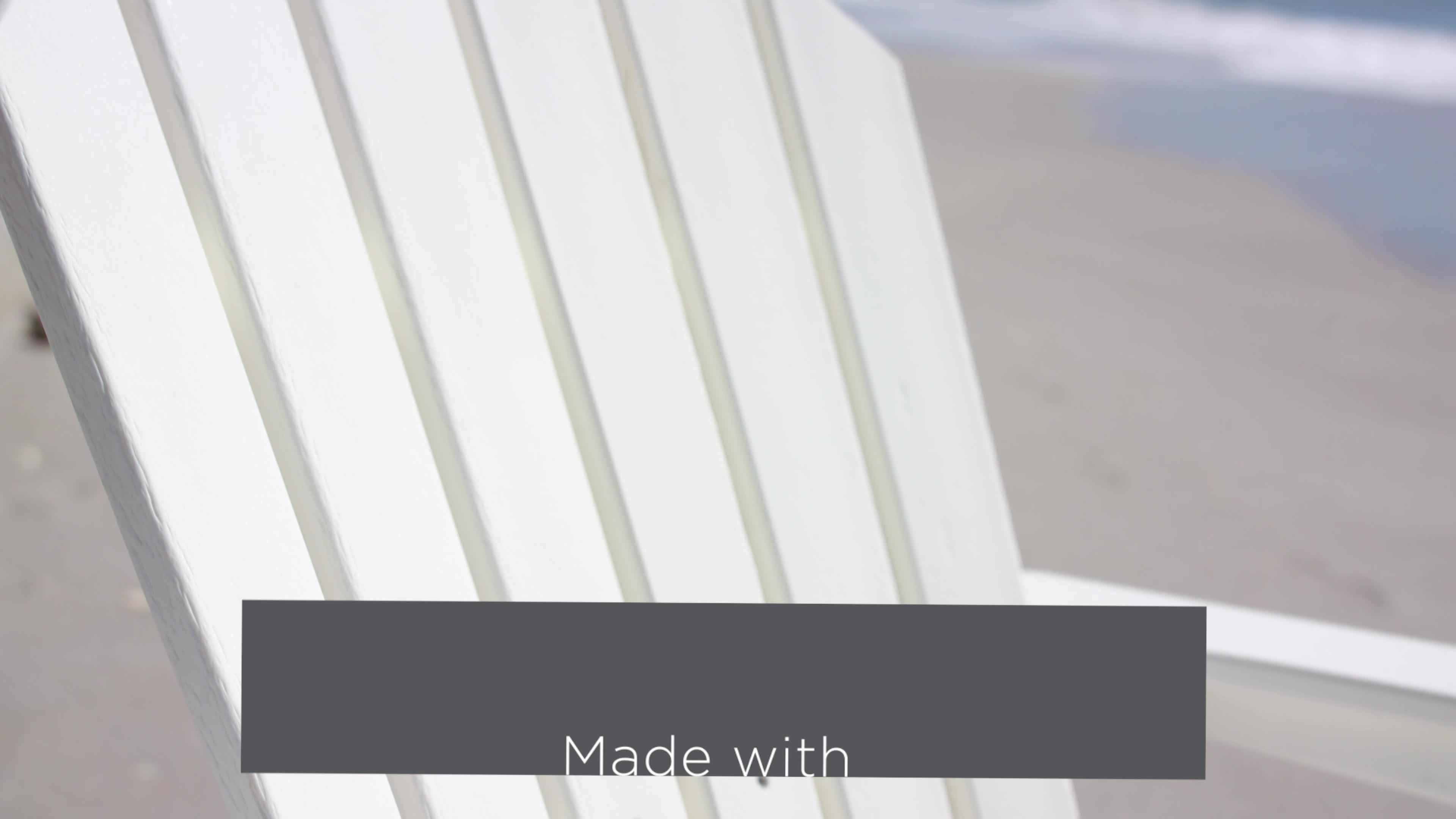 South Beach Folding Adirondack Chair