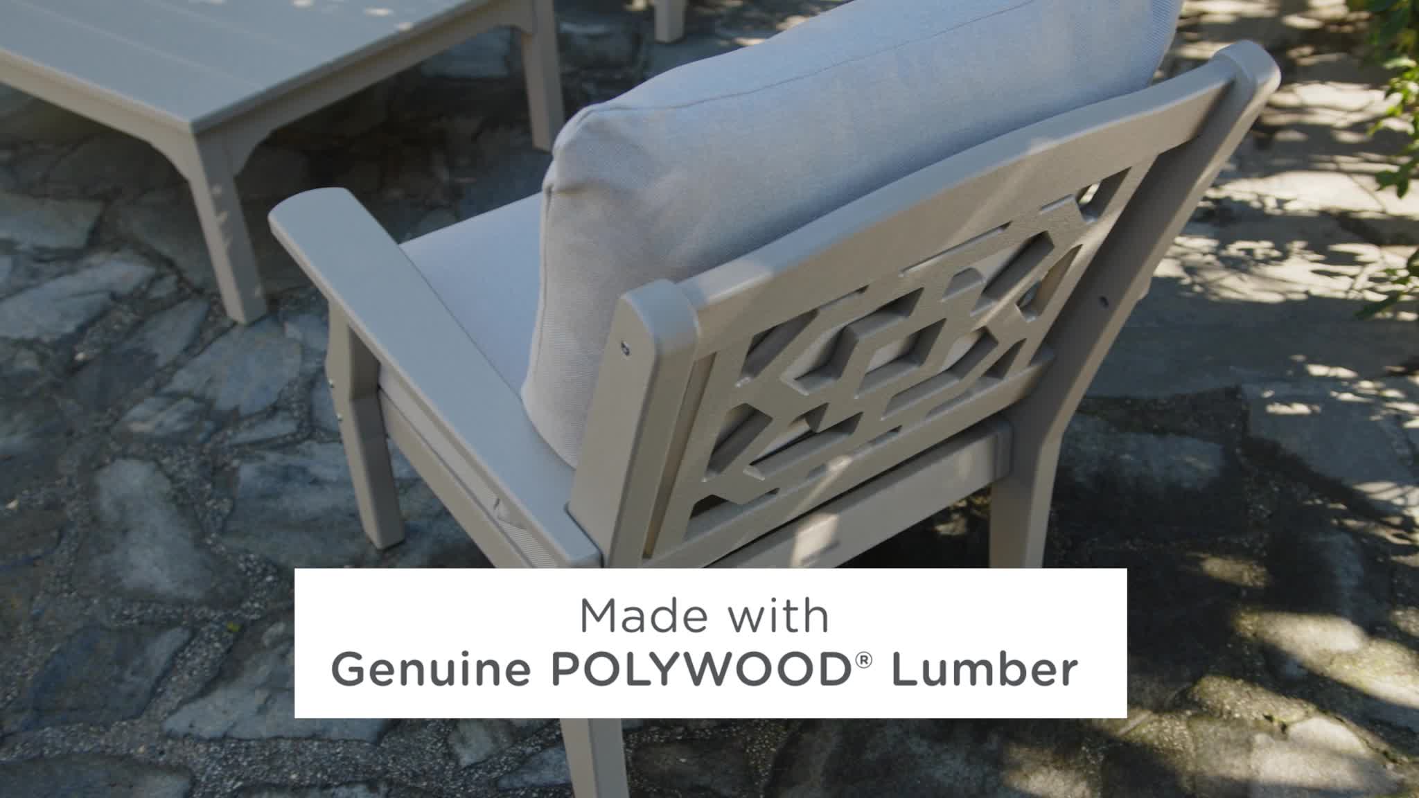 Chinoiserie 4-Piece Deep Seating Set with Loveseat