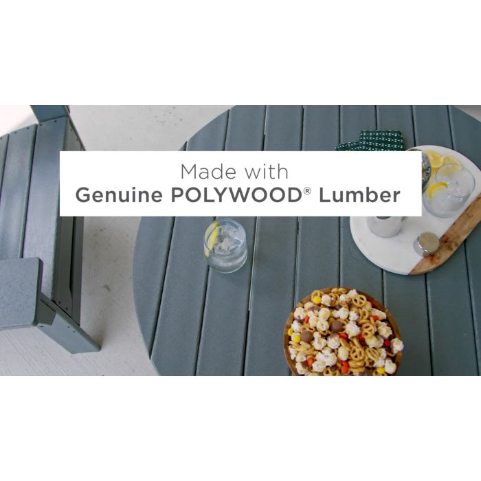 POLYWOOD Modern Folding Adirondack